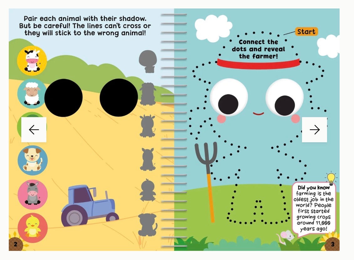 Draw Learn & Play Book - Farm