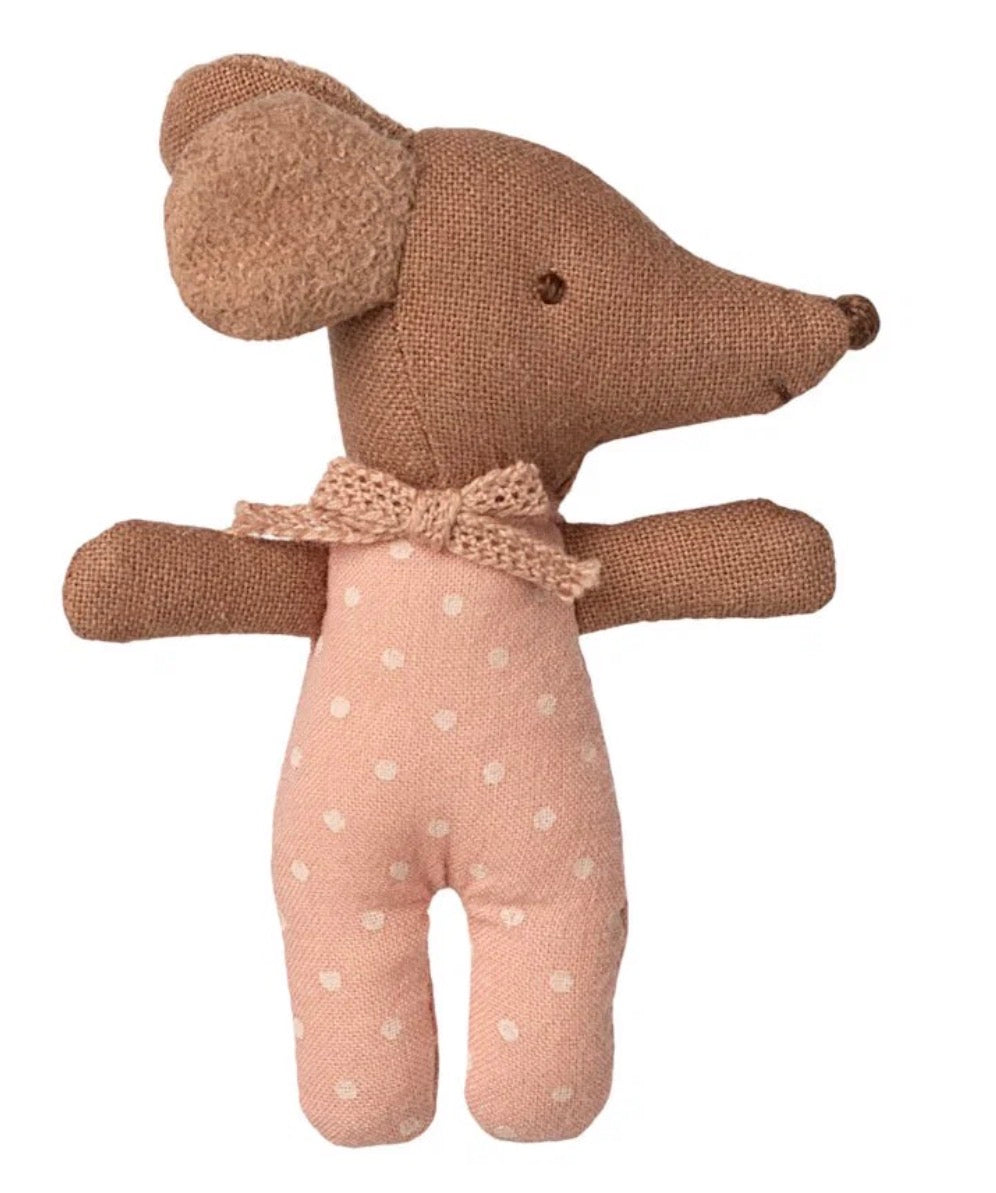 Maileg Sleepy Wakey Baby in box Rose