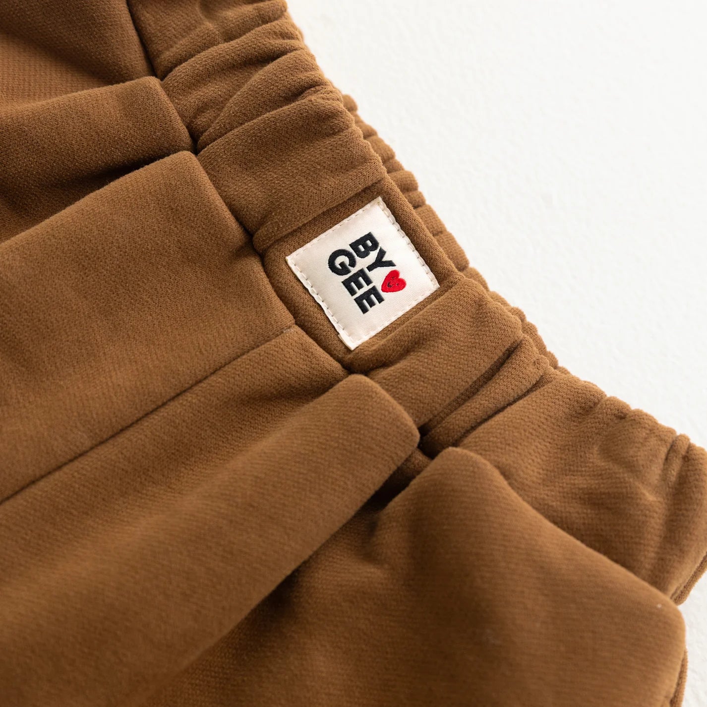 BY GEE Cotton Wide Leg Sweatpant - Chocolate
