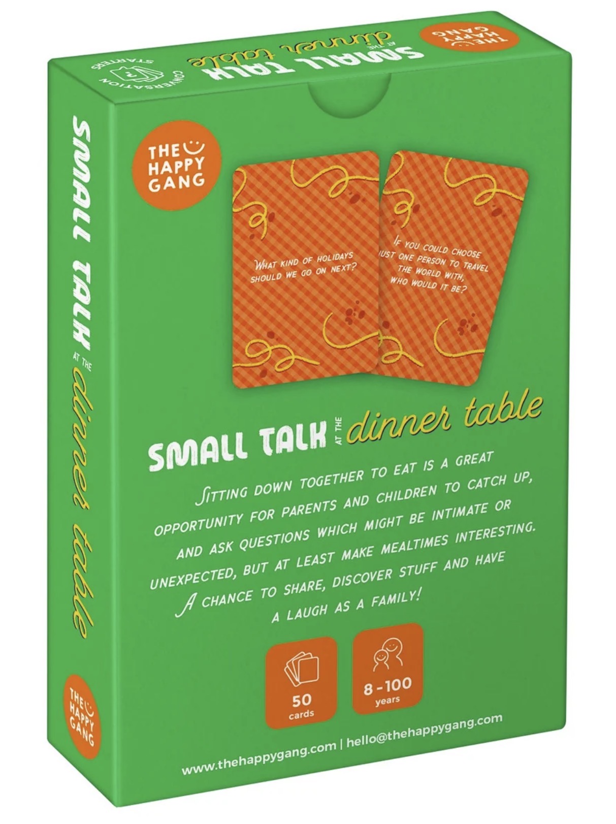 Conversation Starters - Small talk at the dinner table