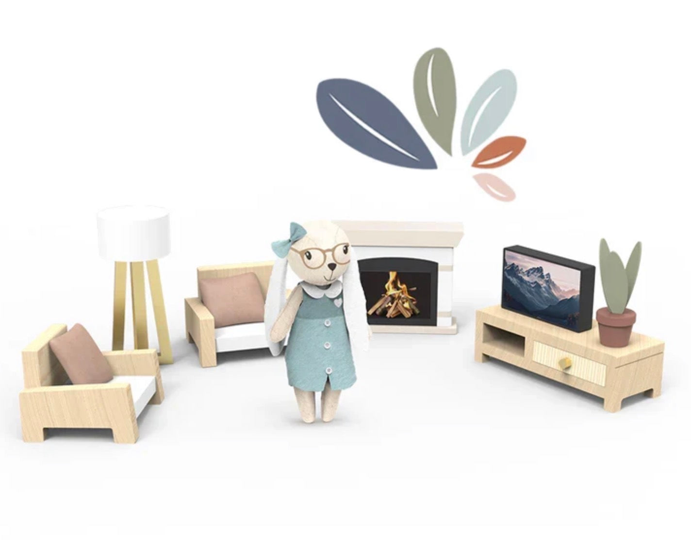 Speedy Monkey Doll House - Living + Character