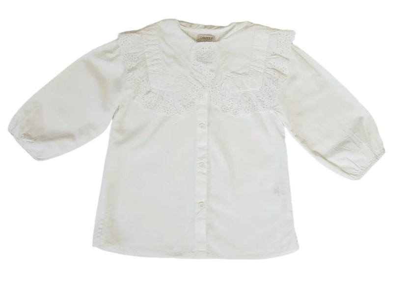 Peggy Chesca Shirt White