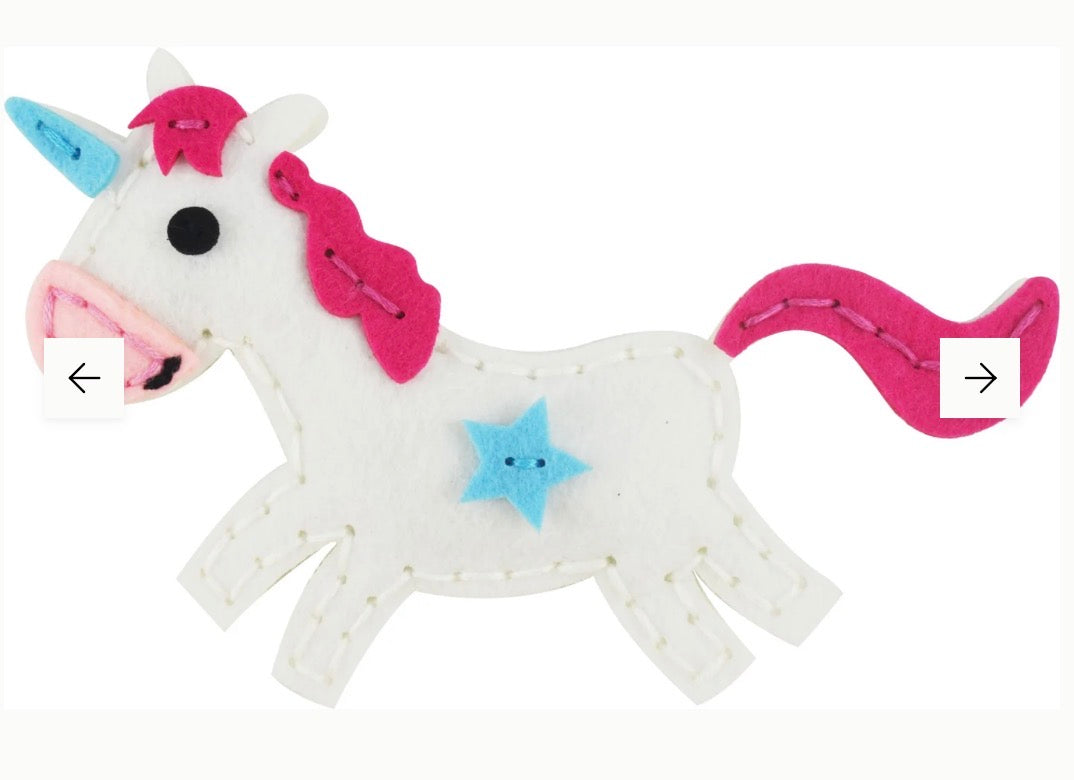 Buddy & Barney - Unicorns Felt Sewing Kit
