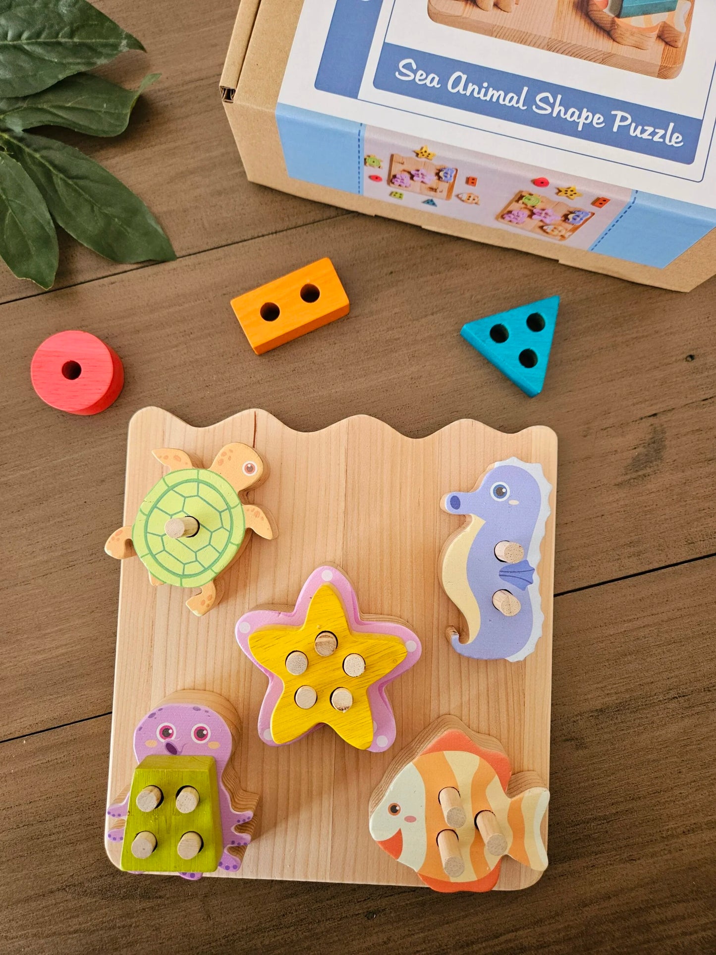 Qtoys Seaside Animal Shape Puzzle