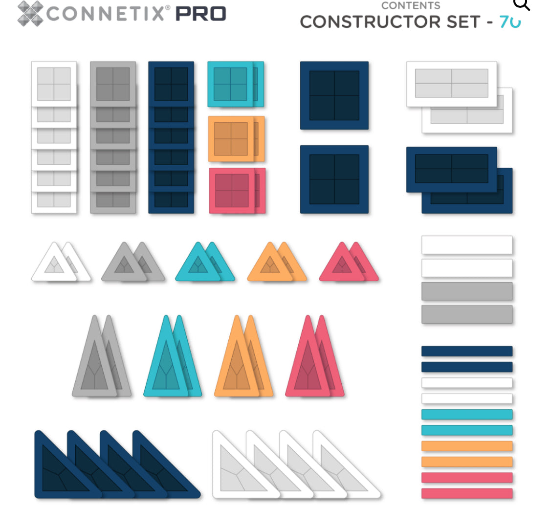 Connetix - PRO Constructor Set 70 pc