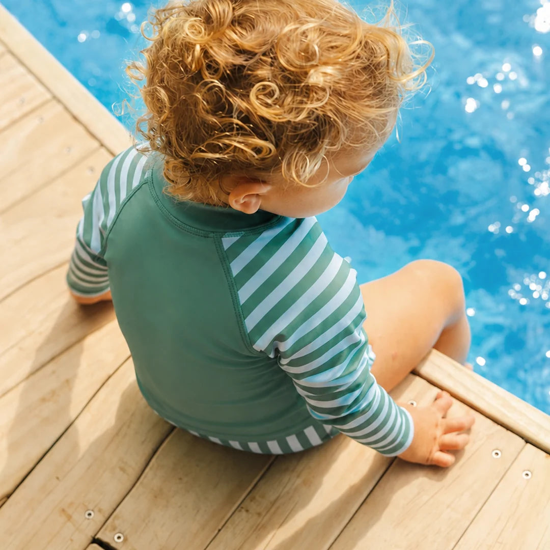 Crywolf Swimwear BABY RASH VEST Deck Stripe
