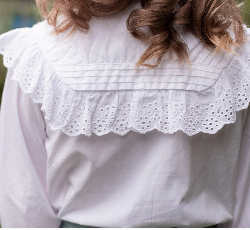 Peggy Chesca Shirt White
