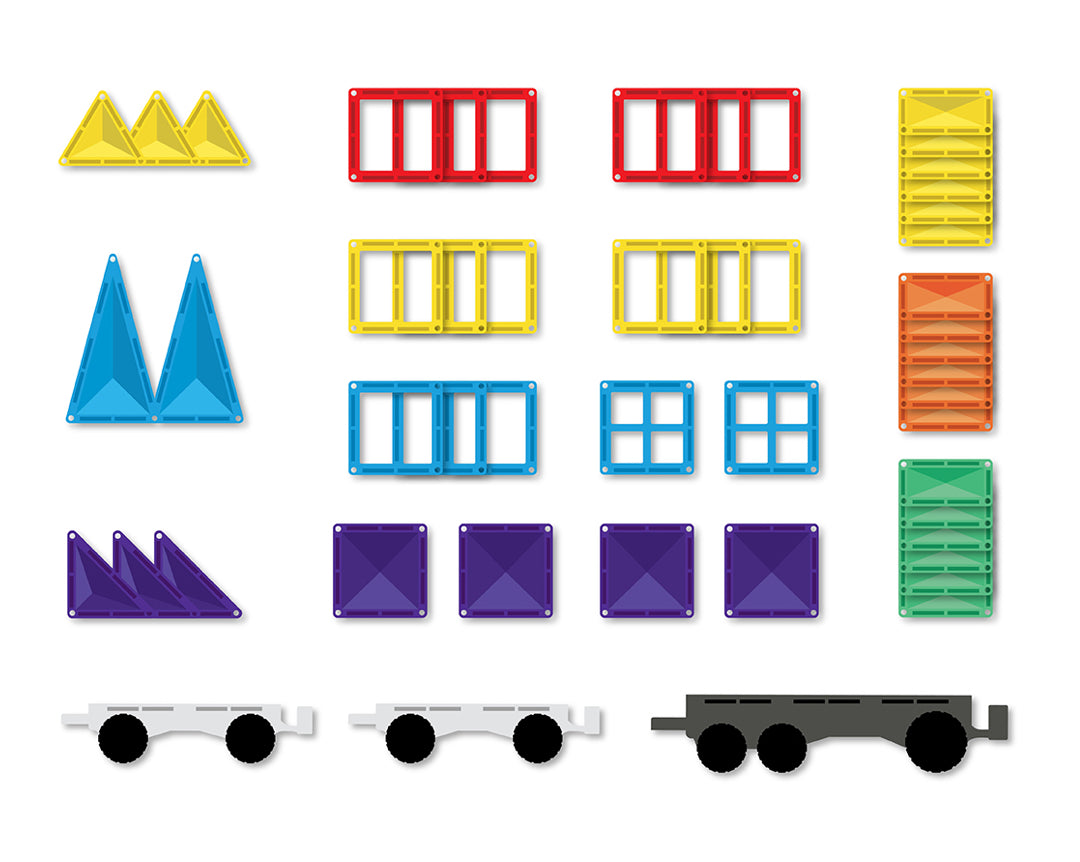 Connetix - Rainbow 50 Piece Transport Pack