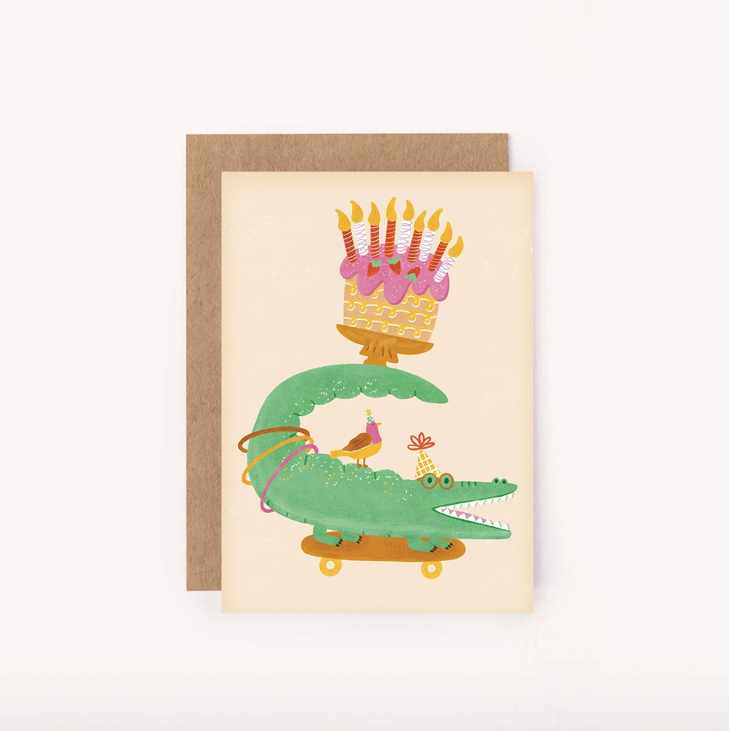 Lauren Sisson Studio - Crocodile Mini Card