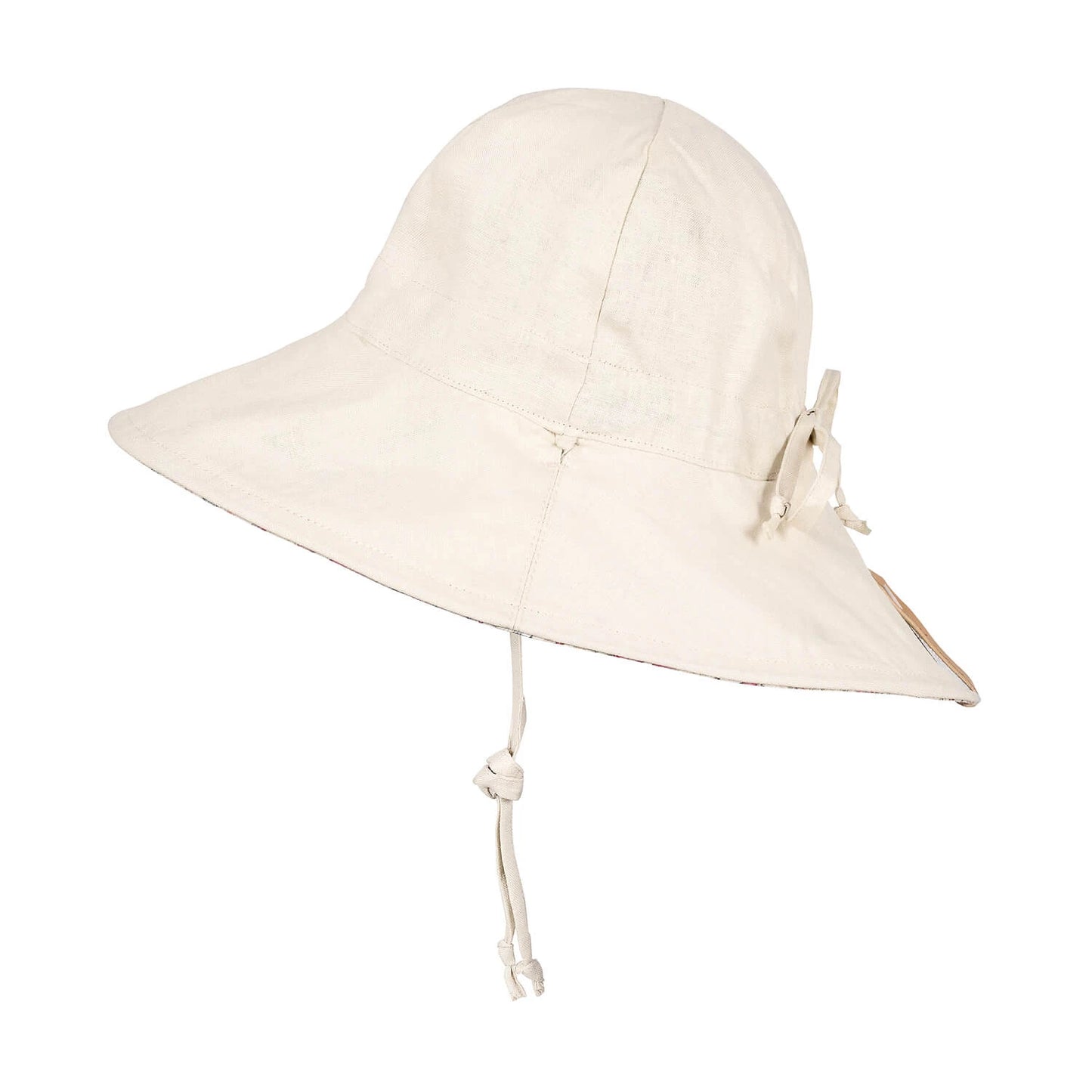 Bedhead hats 'Wanderer' Panelled Bucket Sun Hat Francesca - 100% LINEN, REVERSIBLE & UPF50+ EXCELLENT PROTECTION