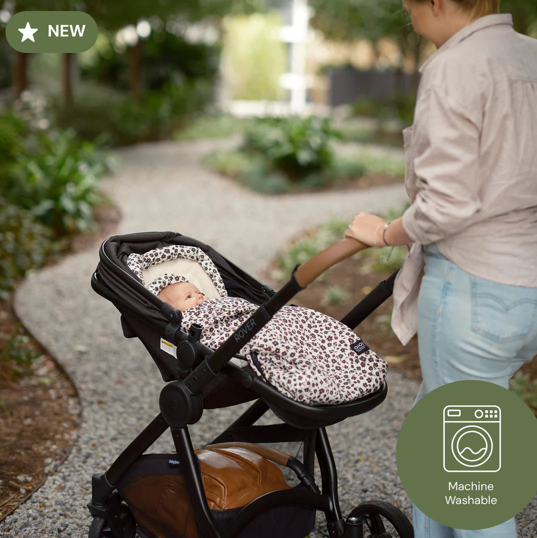 OiOi All-in-One Convertible Footmuff – Ditsy Floral