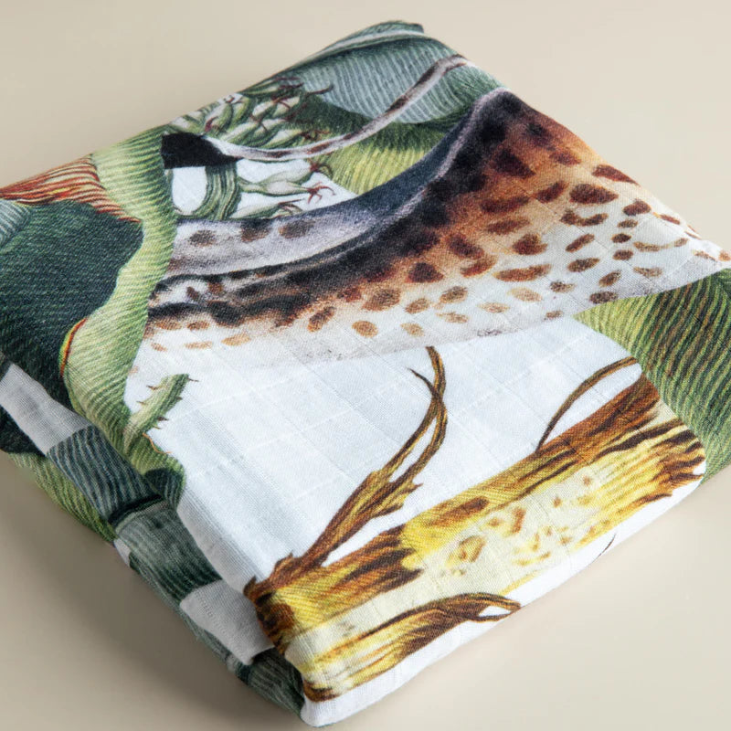 Snug as a bug & co - 100% Organic Cotton Muslin Swaddle Wild One