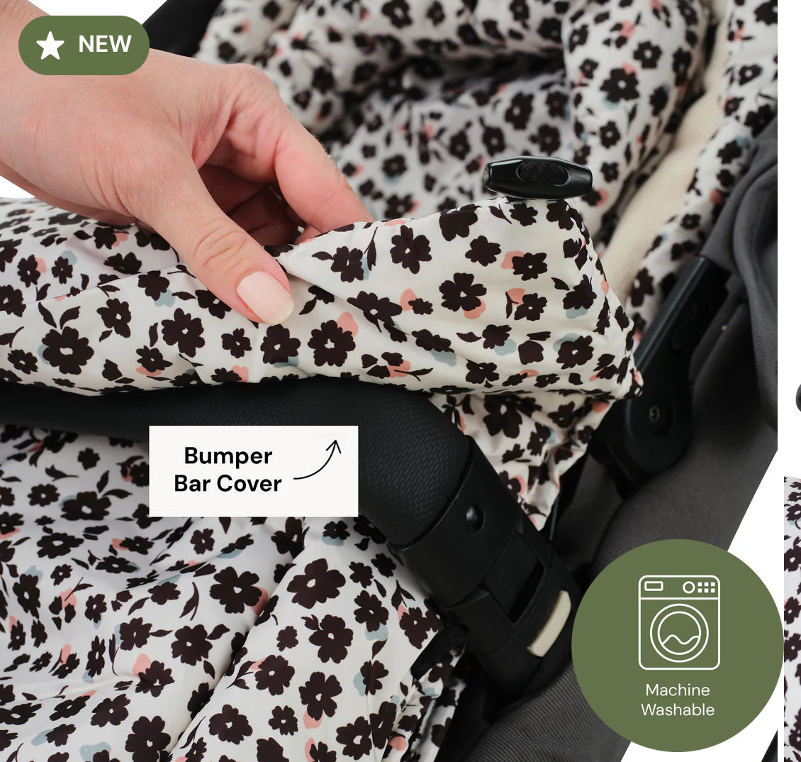 OiOi All-in-One Convertible Footmuff – Ditsy Floral