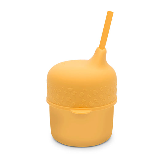 We Might Be Tiny Sippie Cup Set Mustard