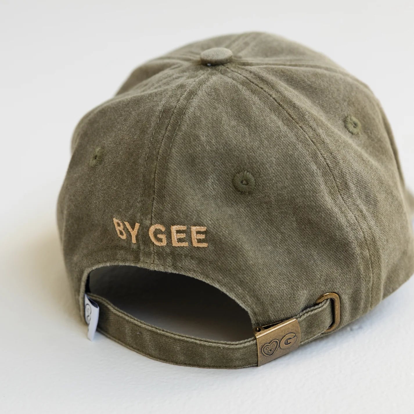 BY GEE Kids Cows Cap - Acid Wash Khaki