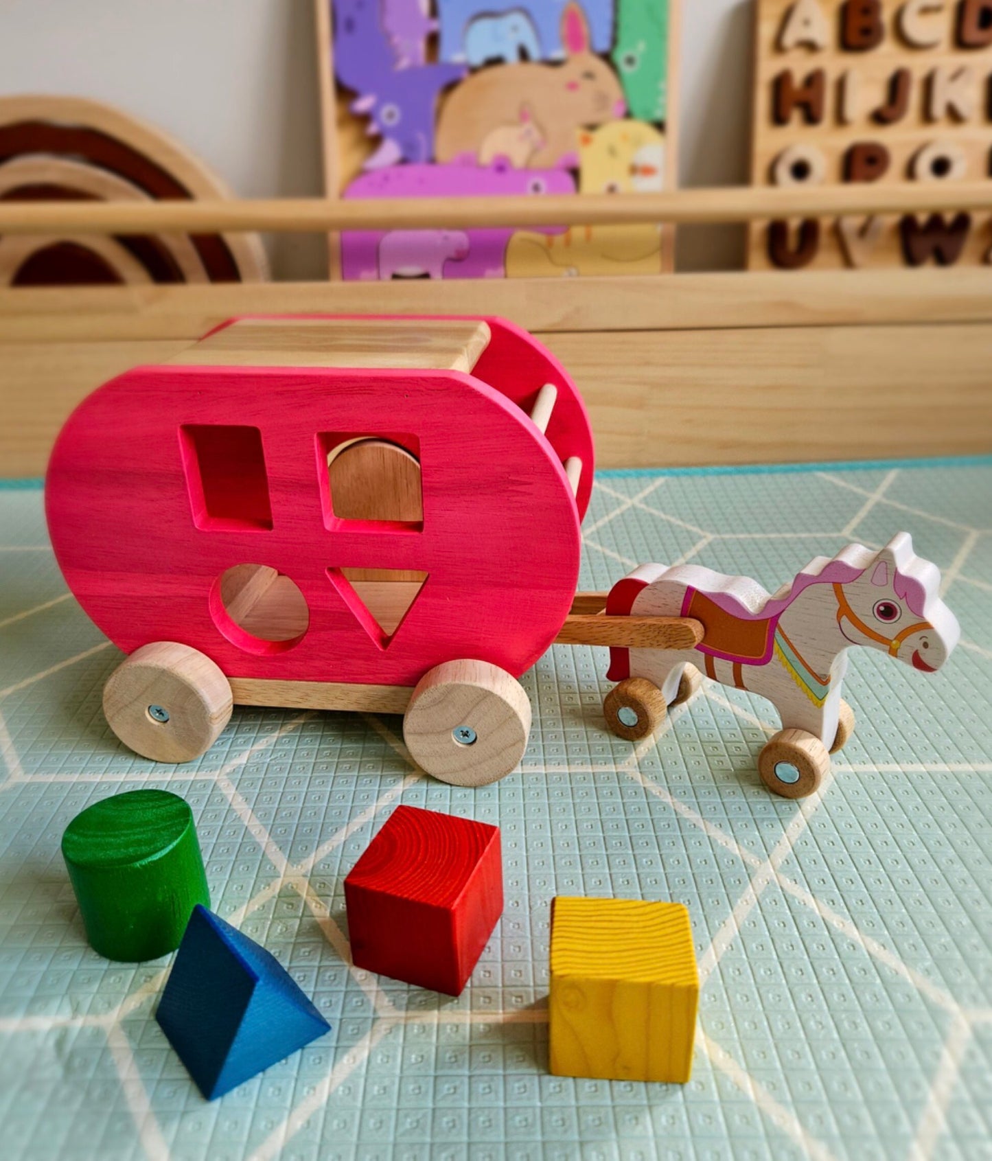 Qtoys Sorting Horse Cart
