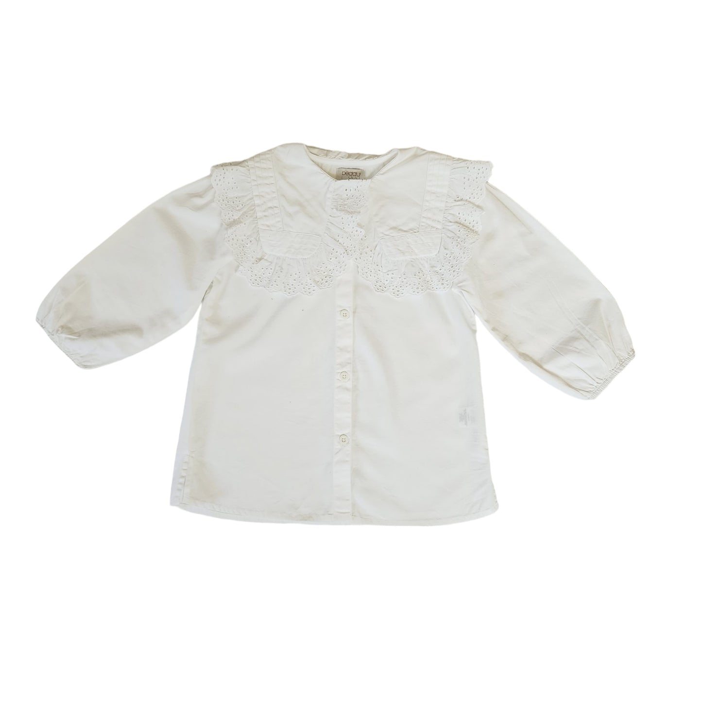 Peggy Chesca Shirt White