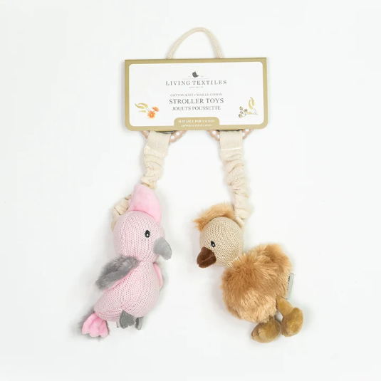 Stroller Toys Cotton Knit | Galah & Emu