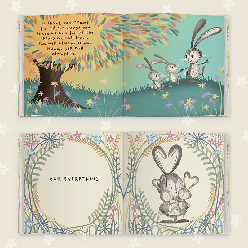 Dear Mummy love from Us Book for children to give to their mother.