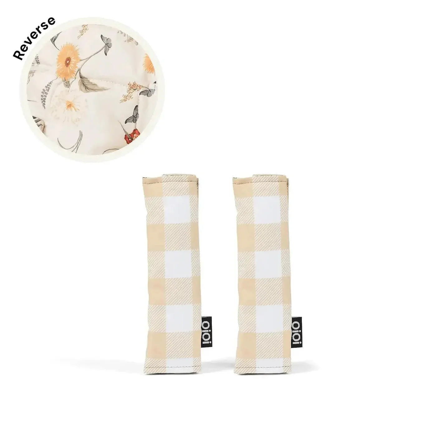 OiOi Reversible Pram Strap Covers