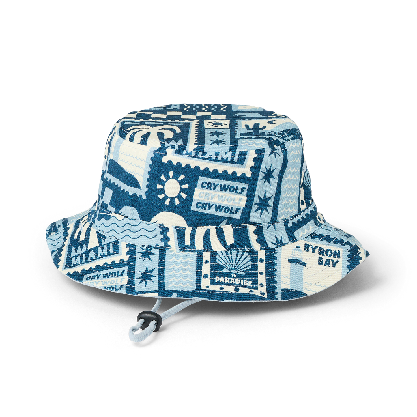 Crywolf Reversible Bucket Hat Postcards