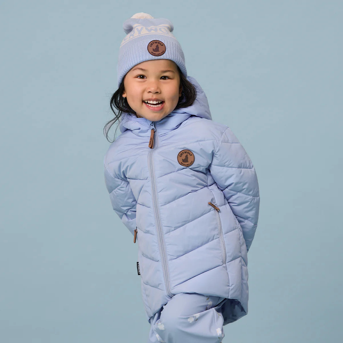 Crywolf Eco Puffer Jacket Periwinkle
