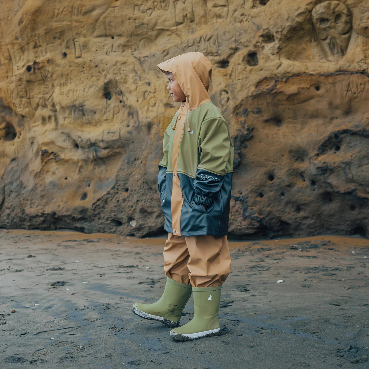 Crywolf Explorer Jacket Fern Colourblock