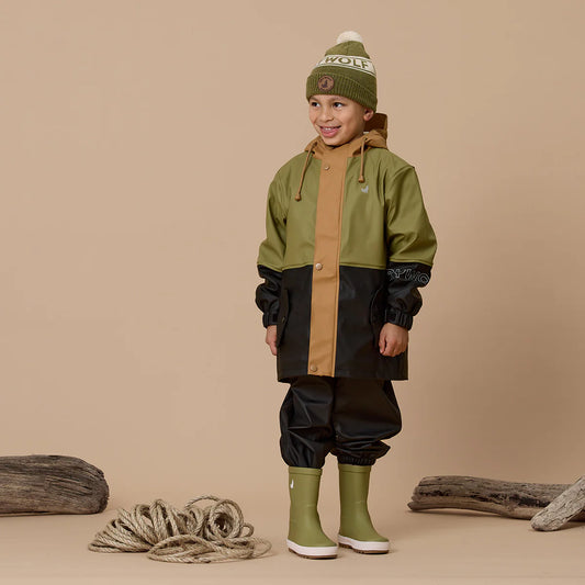 Crywolf Explorer Jacket Fern Colourblock