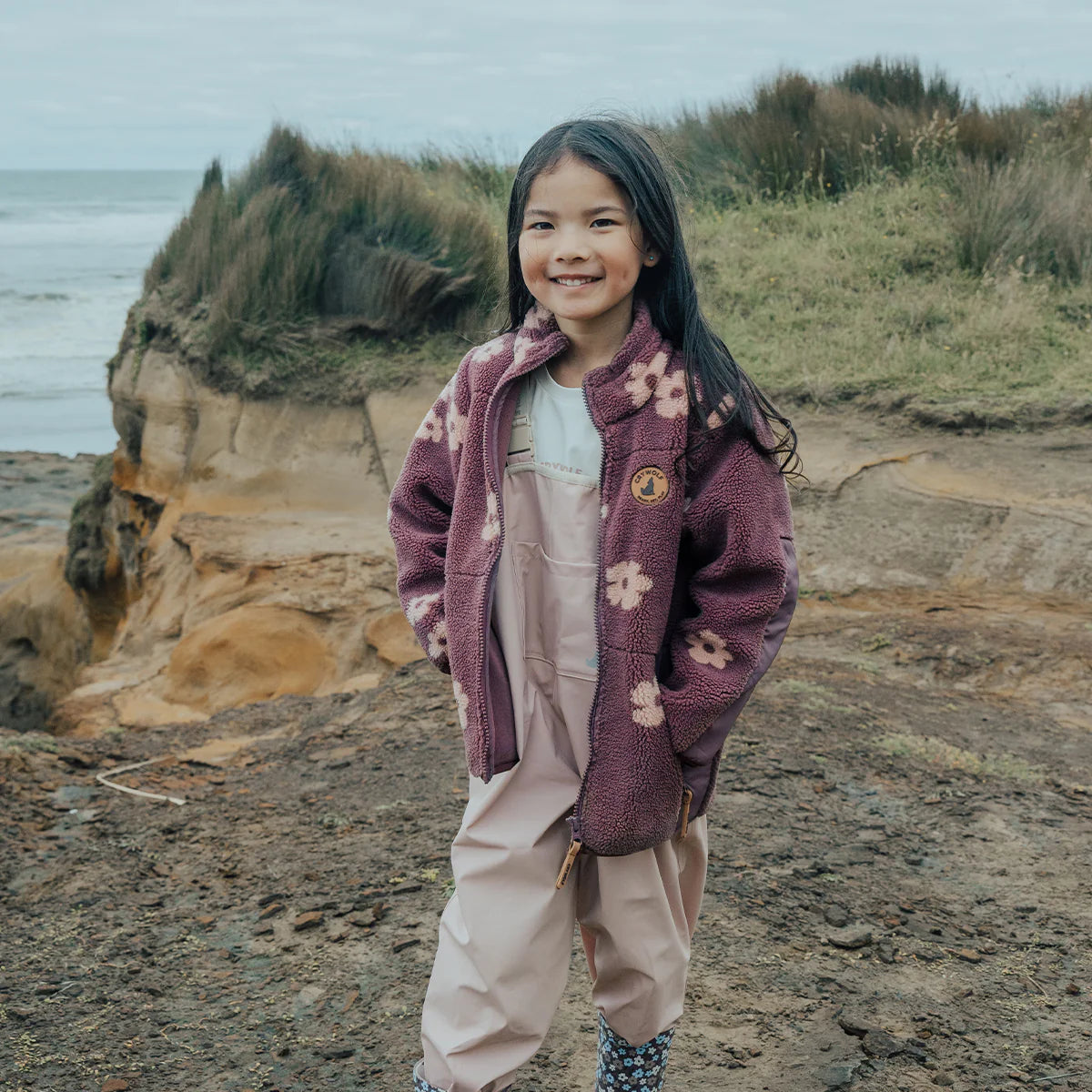 Crywolf Yeti Jacket Mauve Floral