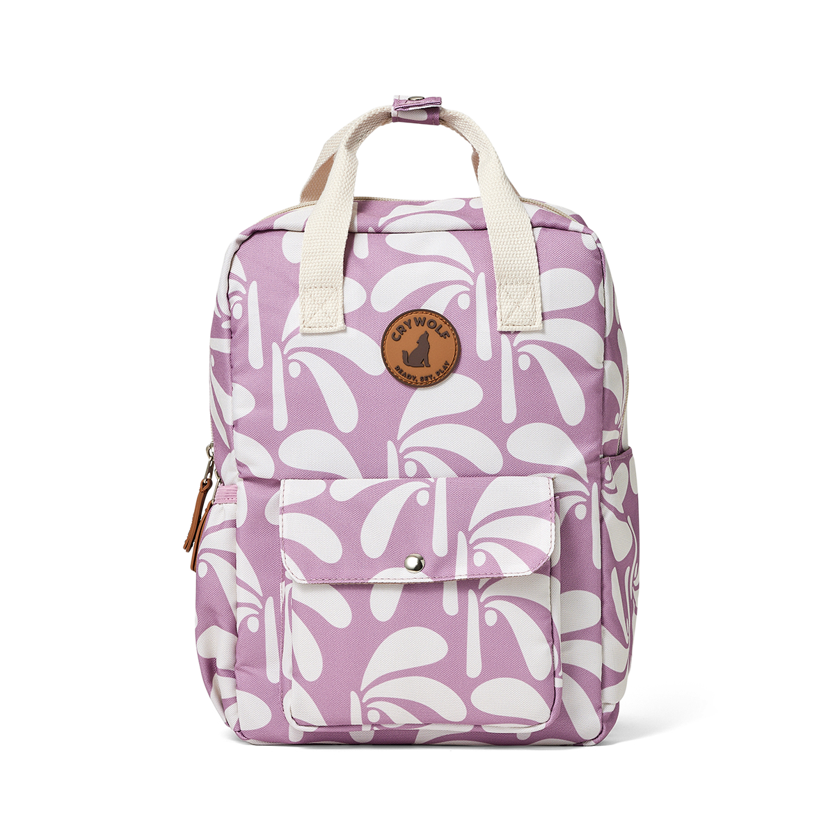 Crywolf Mini Backpack Lilac Palms