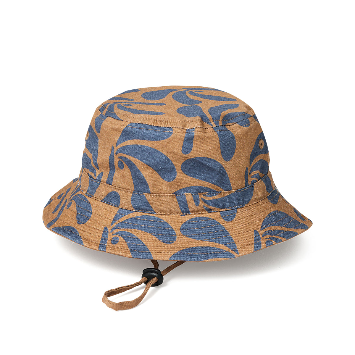 Crywolf Reversible Bucket Hat Indigo Palms