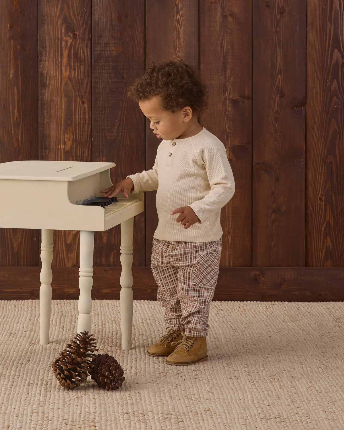 Quincy Mae Luca Pant Christmas Plaid