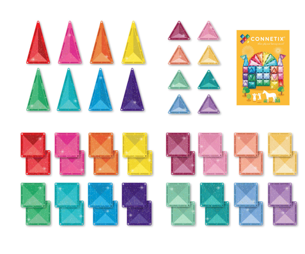 Connetix - Glitter Castle Pack 48 pc