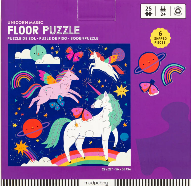 Mudpuppy Floor Puzzle - Unicorn Magic