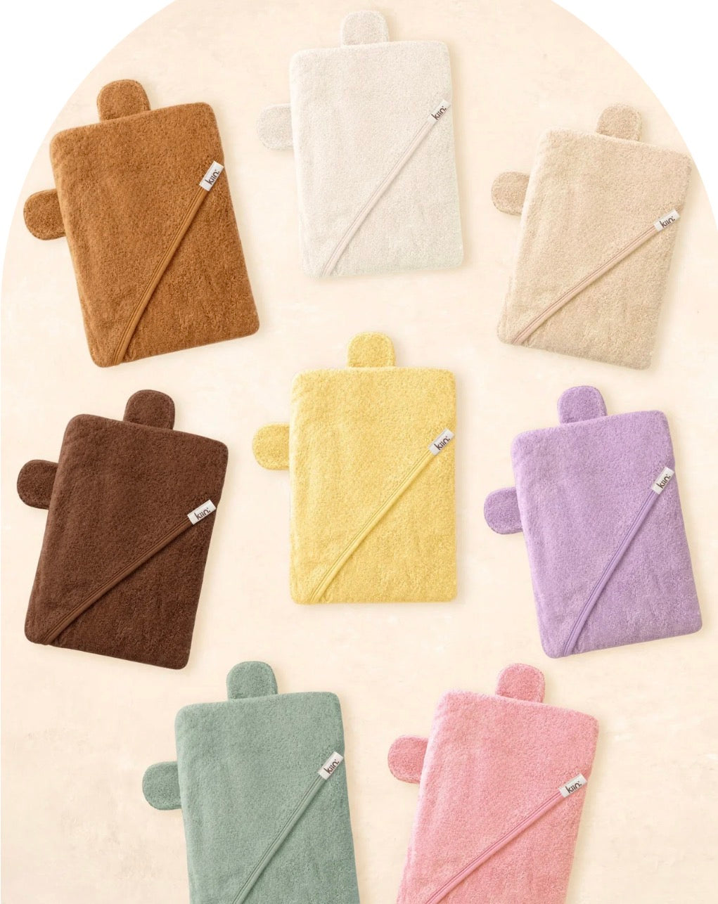 Kiin Baby Hooded Towel Sky