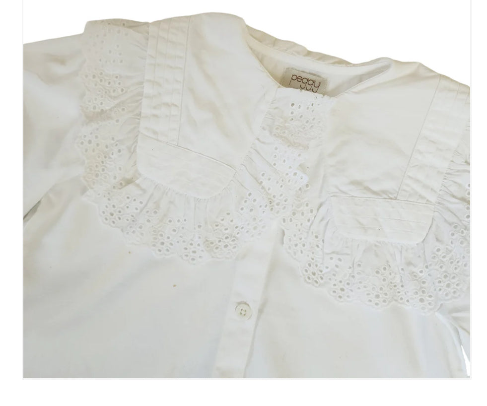 Peggy Chesca Shirt White