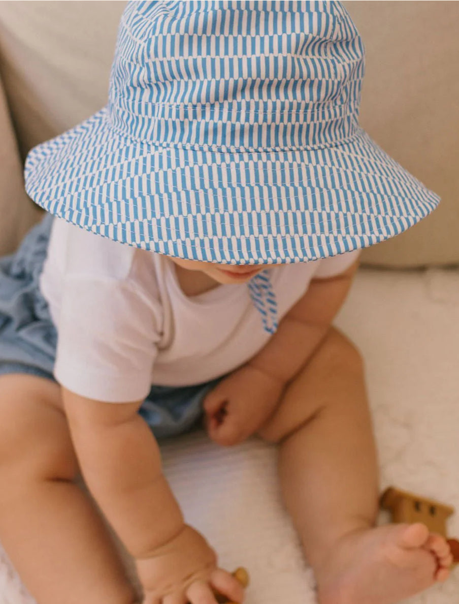 Acorn Kids SunHats Mykonos Wide Brim Infant Hat
