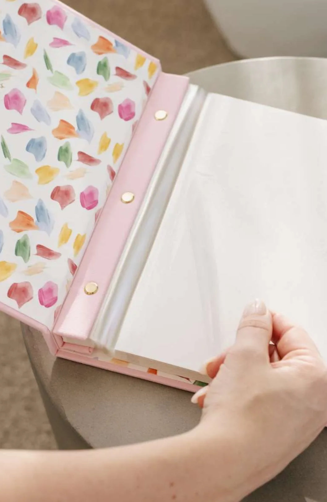 Luxury Linen Photo Album & Keepsake Box - Forget Me Not Journals
