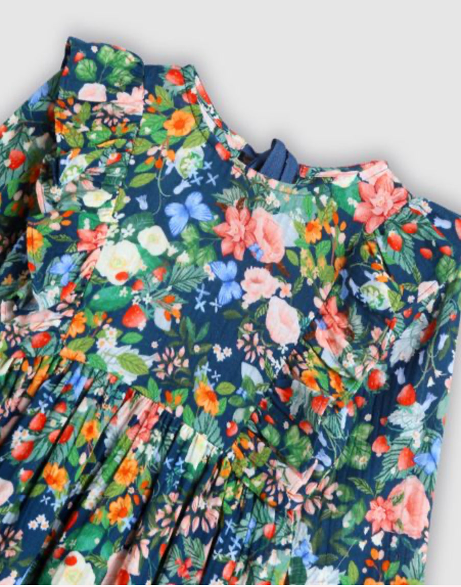 Alex&Ant Daisy Dress - Strawberry Navy