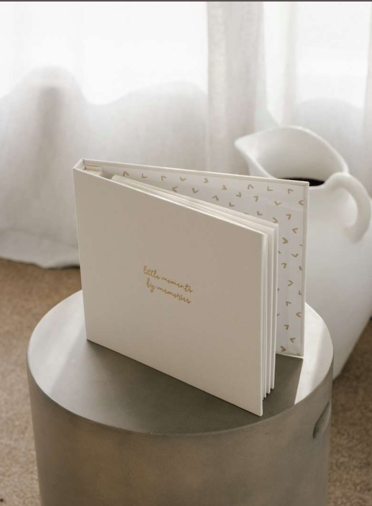 Luxury Linen Photo Album & Keepsake Box - Forget Me Not Journals