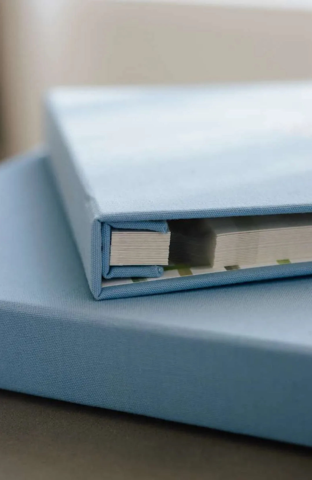 Luxury Linen Photo Album & Keepsake Box - Forget Me Not Journals