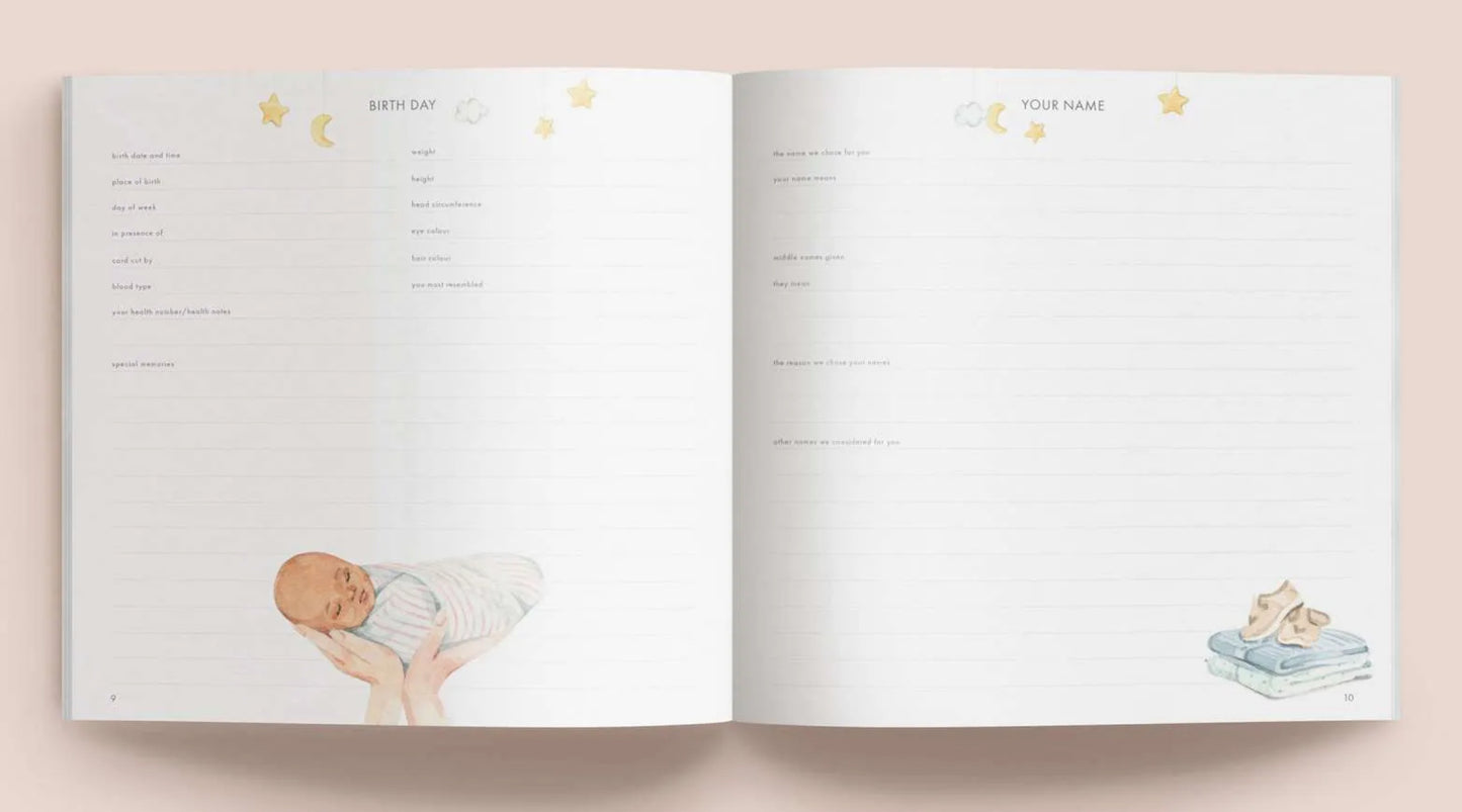 My First Years Journal - Forget Me Not Keepsake Journals