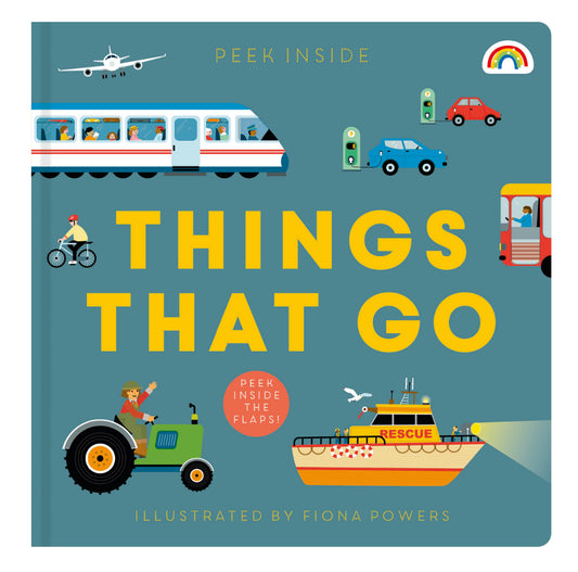 Things That Go Book - Peek inside the flaps