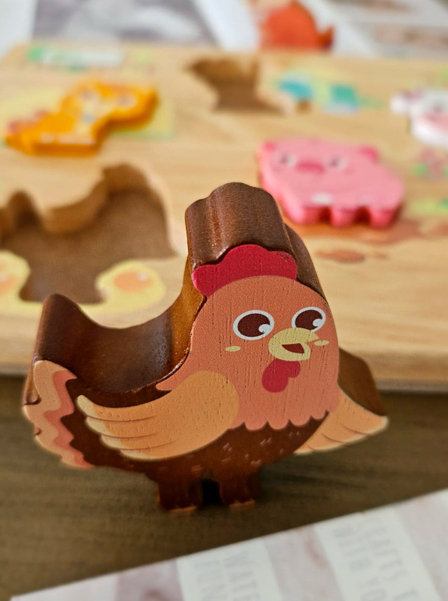 QToys Farm Animal Puzzle