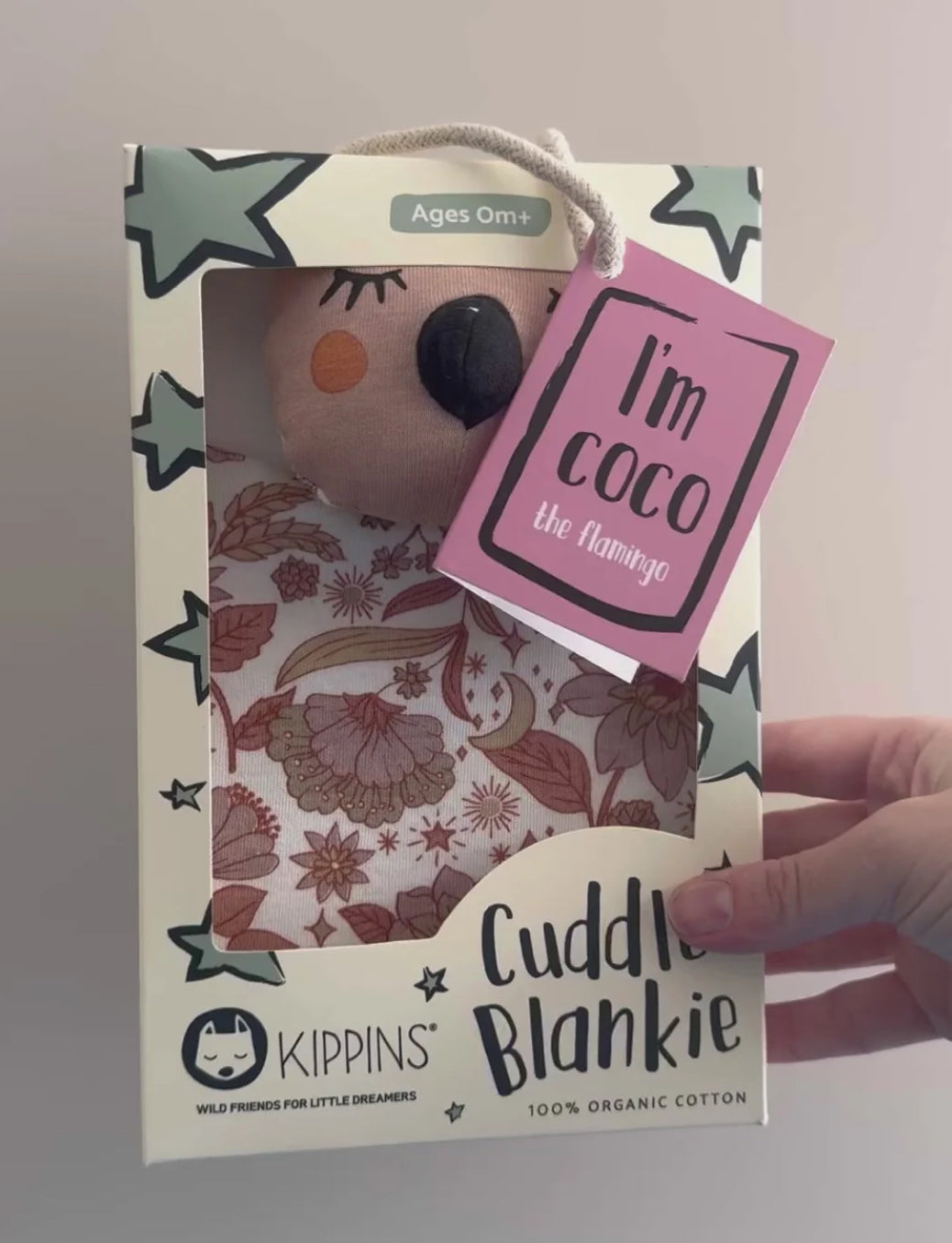 Kippin s Cuddle Blankie - I’m Coco the Flamingo