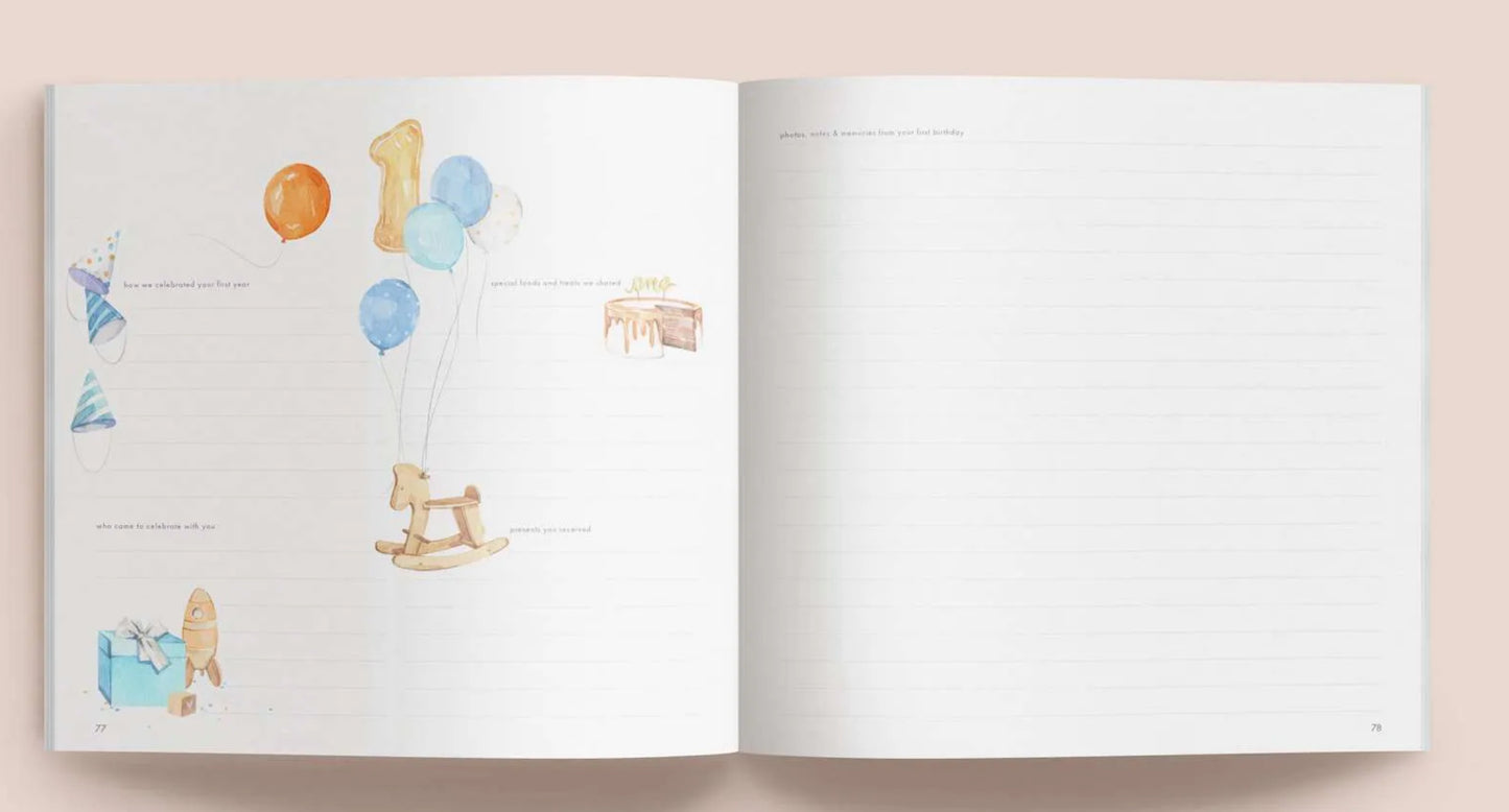 My First Years Journal - Forget Me Not Keepsake Journals