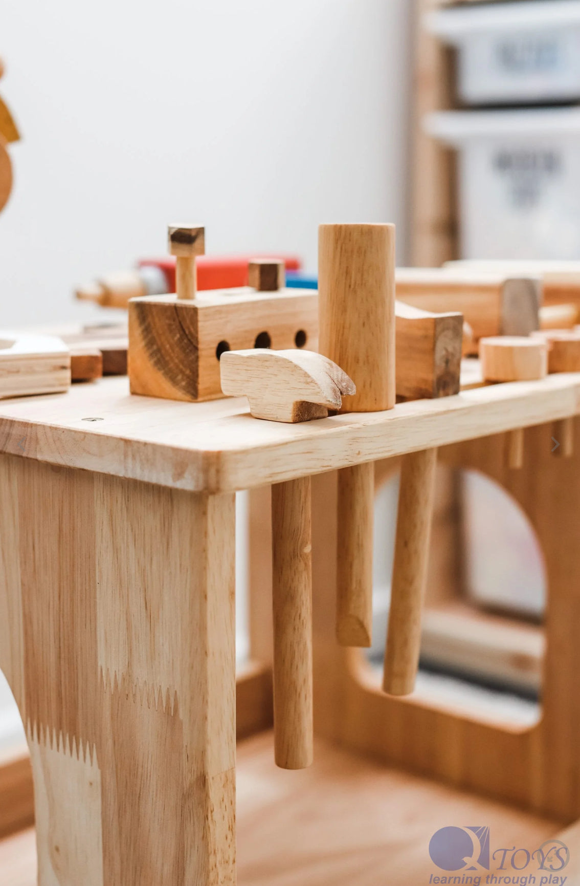 Qtoys Wooden Work Bench