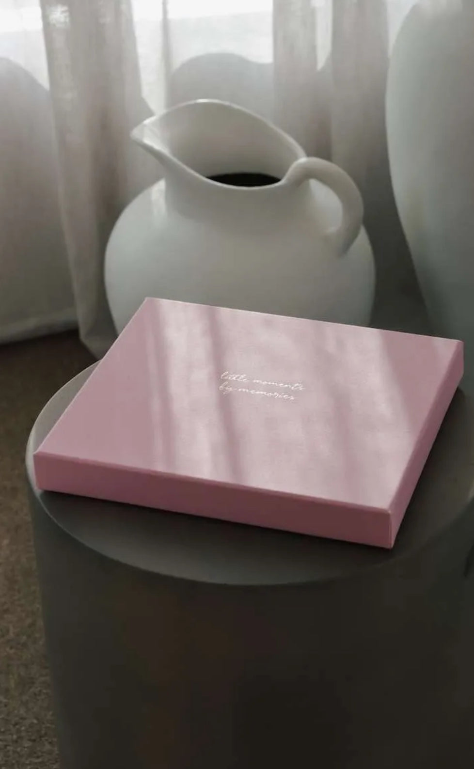 Luxury Linen Photo Album & Keepsake Box - Forget Me Not Journals