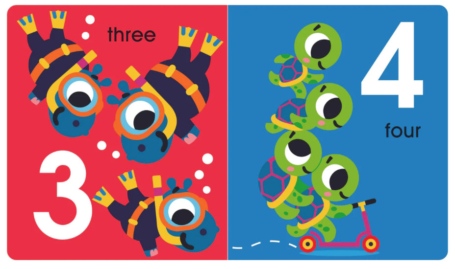 Mini Me - Cased Board Book - Let’s Learn 123