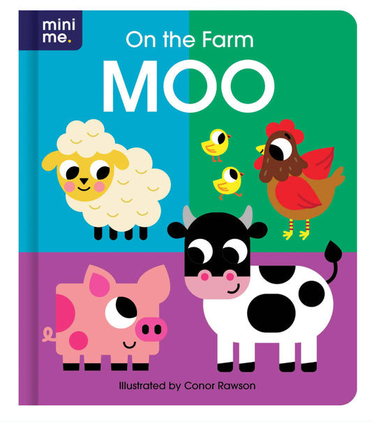 Mini Me - Cased Board Book - On The Farm Moo